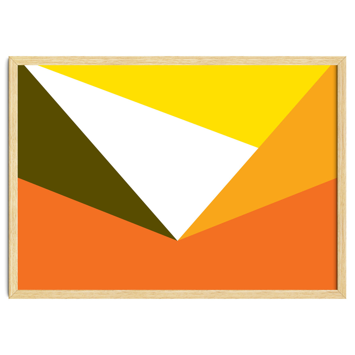 Geometric Shapes No. 58 - yellow & orange