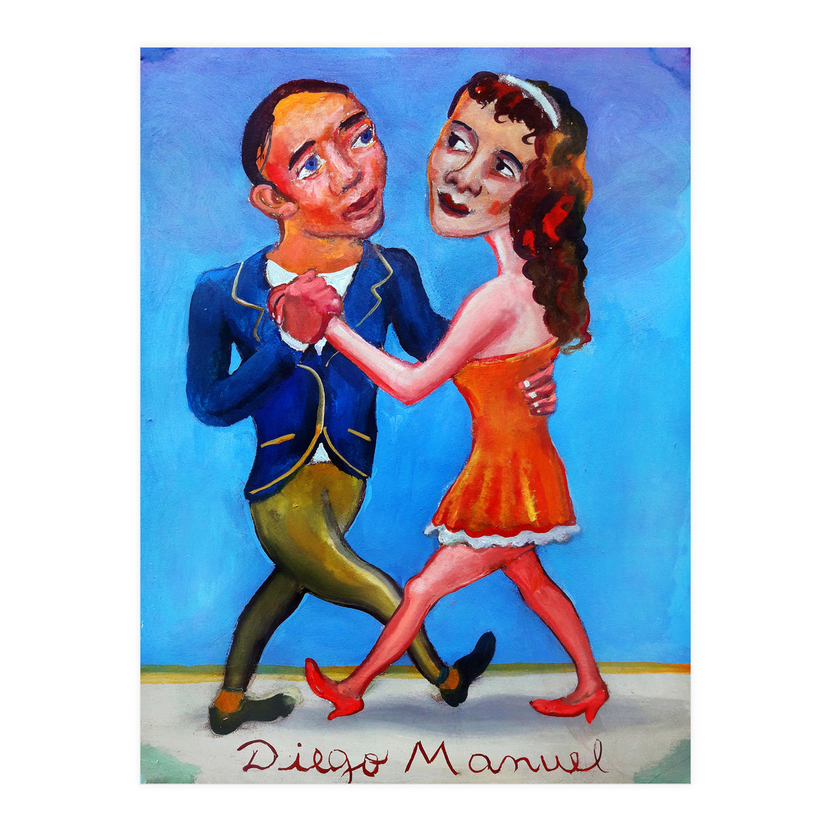Pareja De Tango 2 (Print Only)