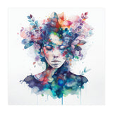 Watercolor Tropical Woman #16 (Print Only) thumbnail