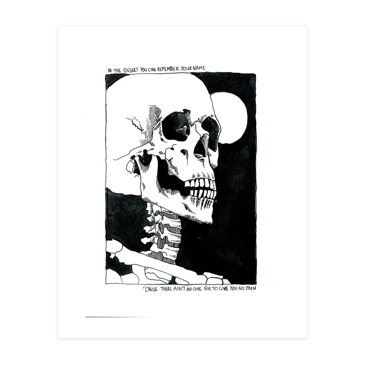 In The Desert (Print Only)