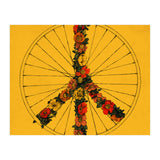 Peace And Bike Yellow (Print Only) thumbnail