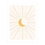 MOON IN LINES - GOLD (Print Only) thumbnail