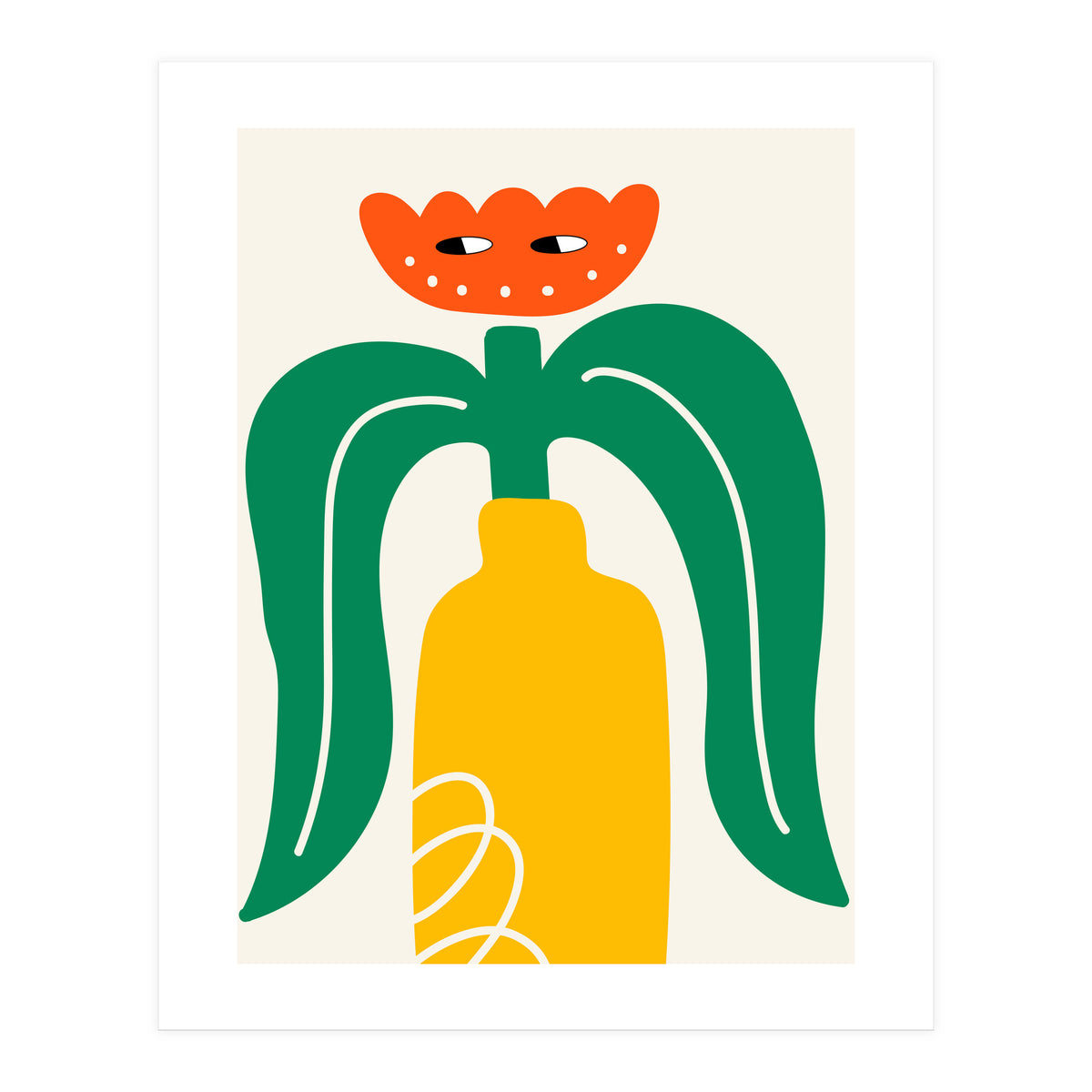 Flower Character (Print Only)