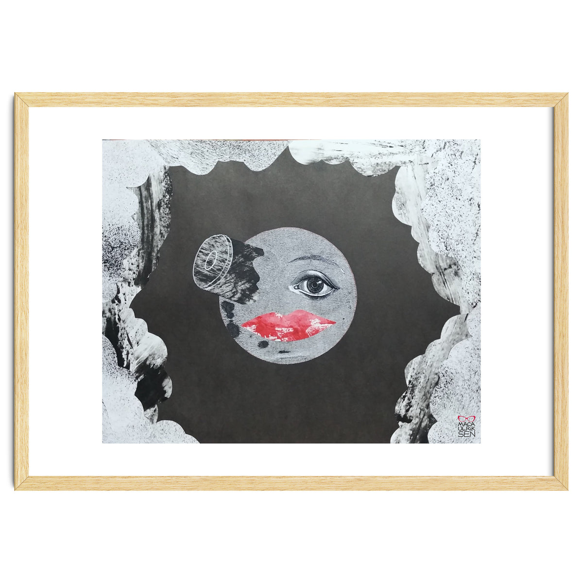 Voyage dans la lune collage