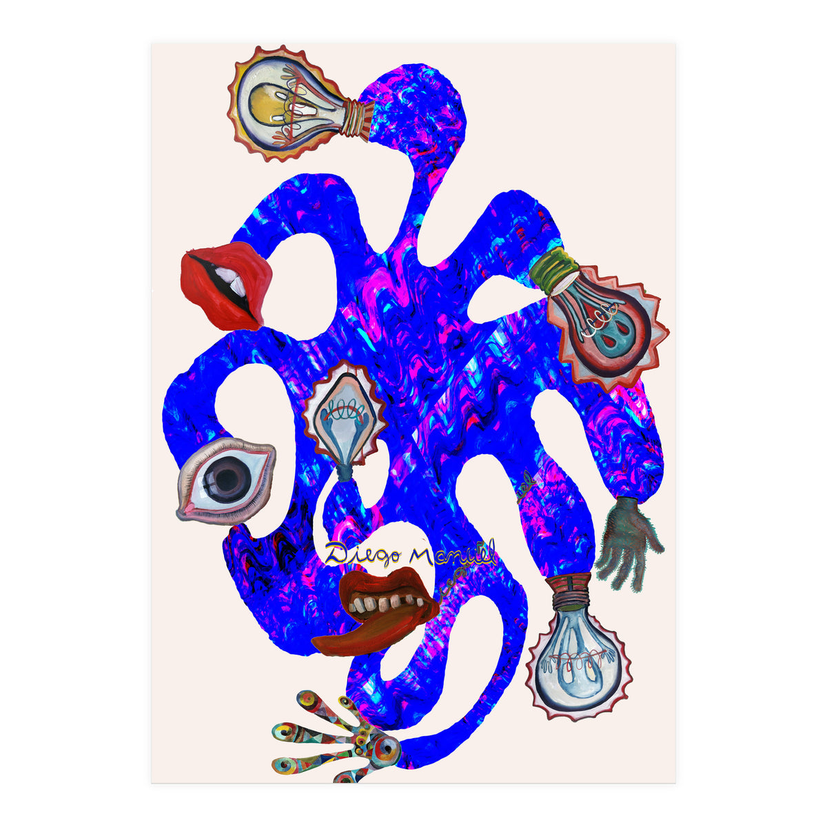 Pulpo Azul (Print Only)