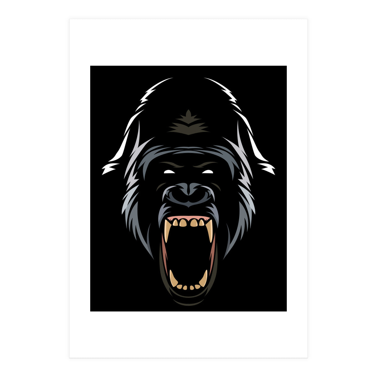 Gorilla Tribal (Print Only)
