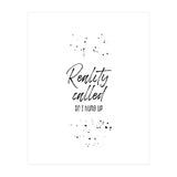 Reality called (Print Only) thumbnail