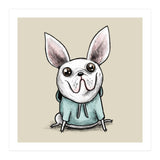 French Bulldog in a Hoodie (Print Only) thumbnail