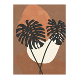 Boho Earth Tones Monstera (Print Only) thumbnail