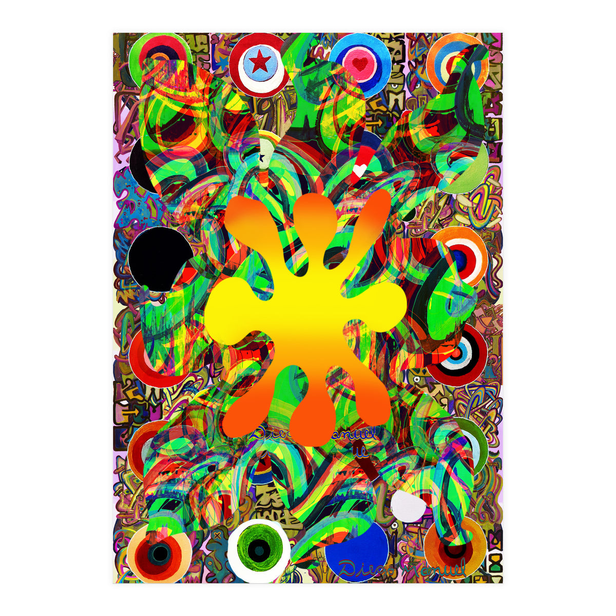 Fuego Y Graffiti 79 (Print Only)