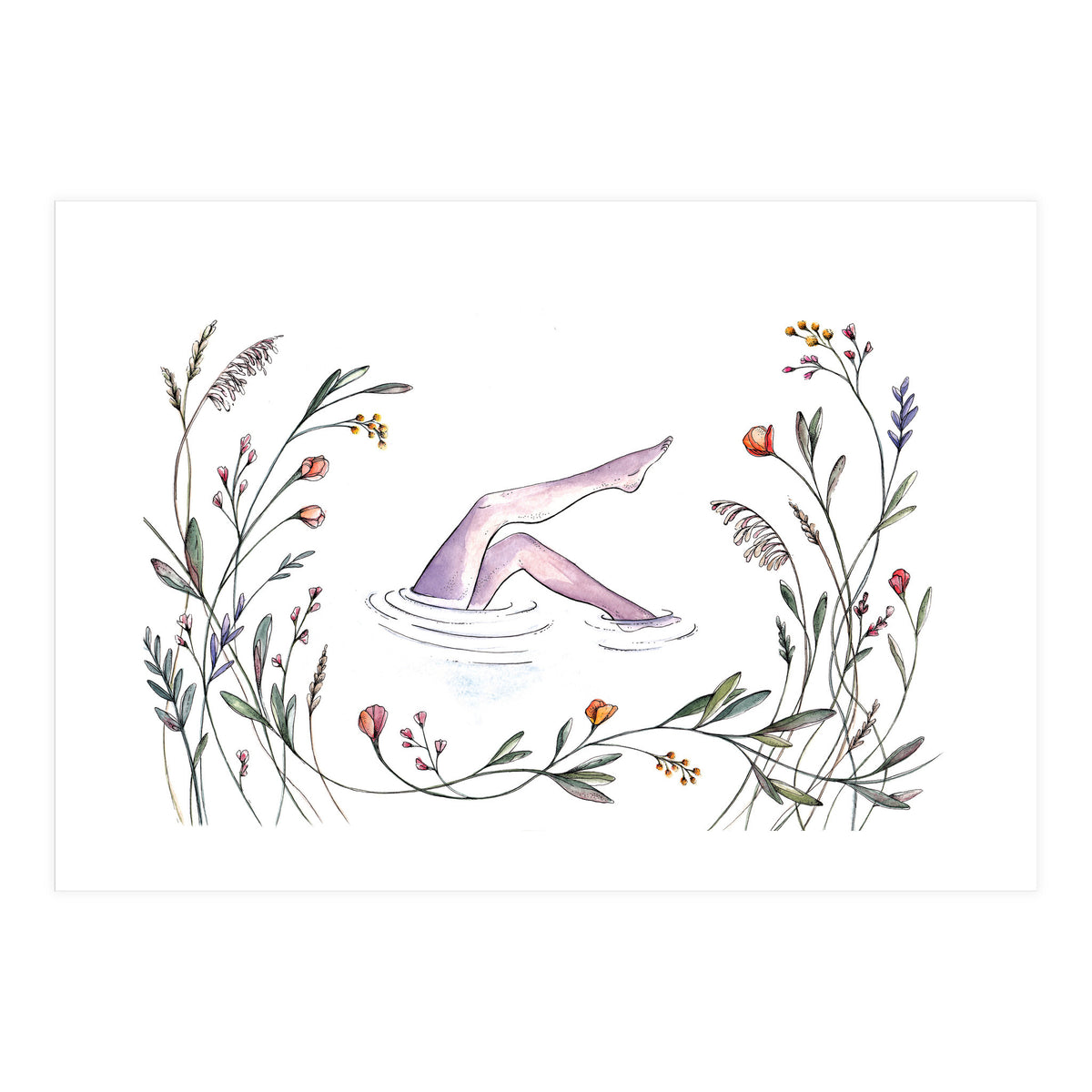 Relaxing (Print Only)