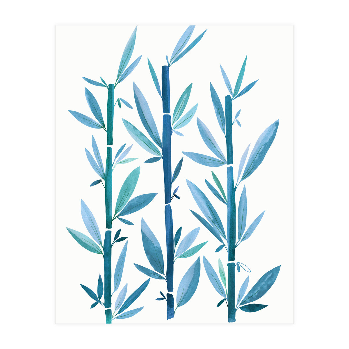 Blue Bamboo (Print Only)