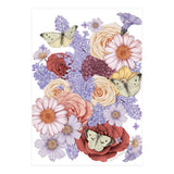 Flowers and Butterflies (Print Only) thumbnail