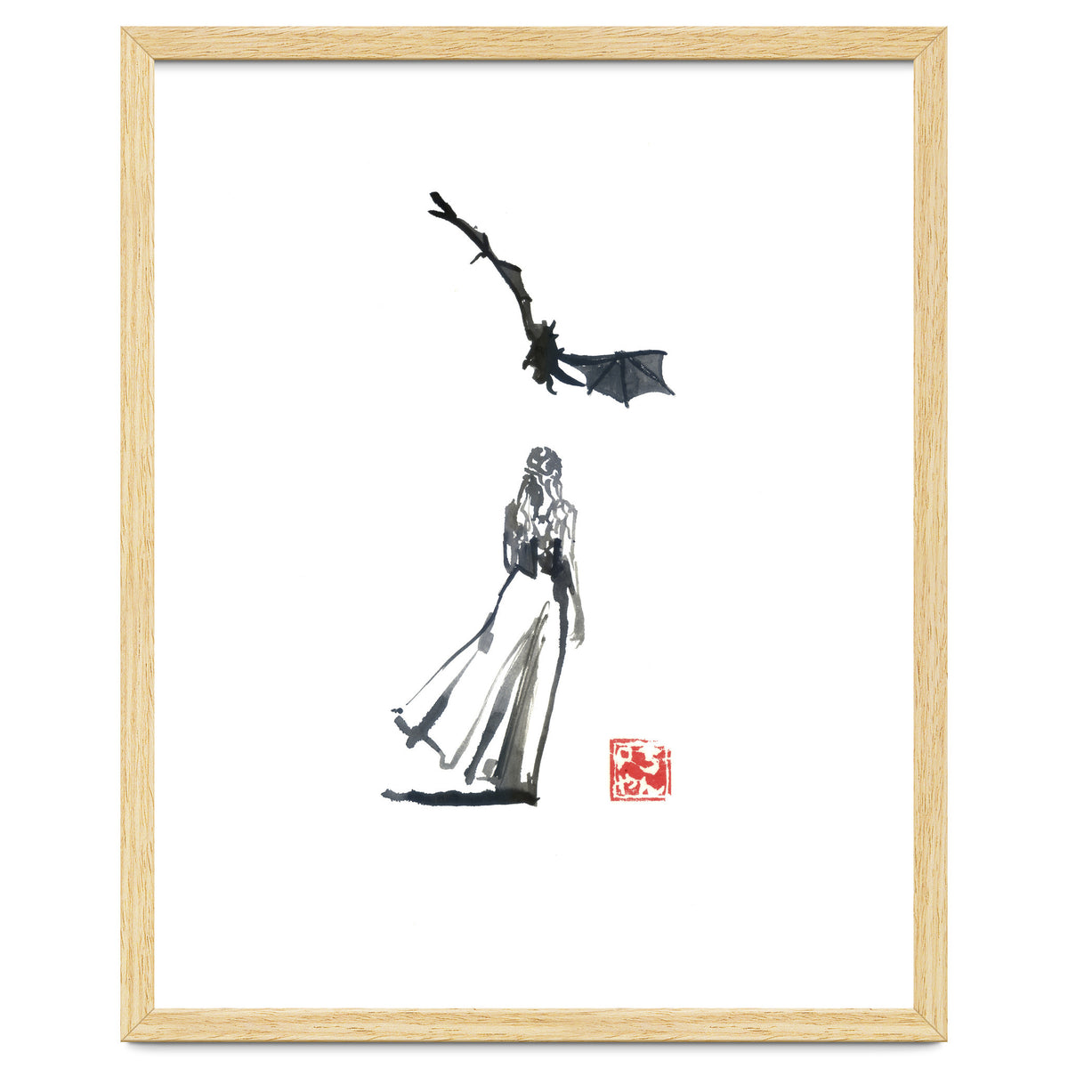 daenerys targaryen and the dragon