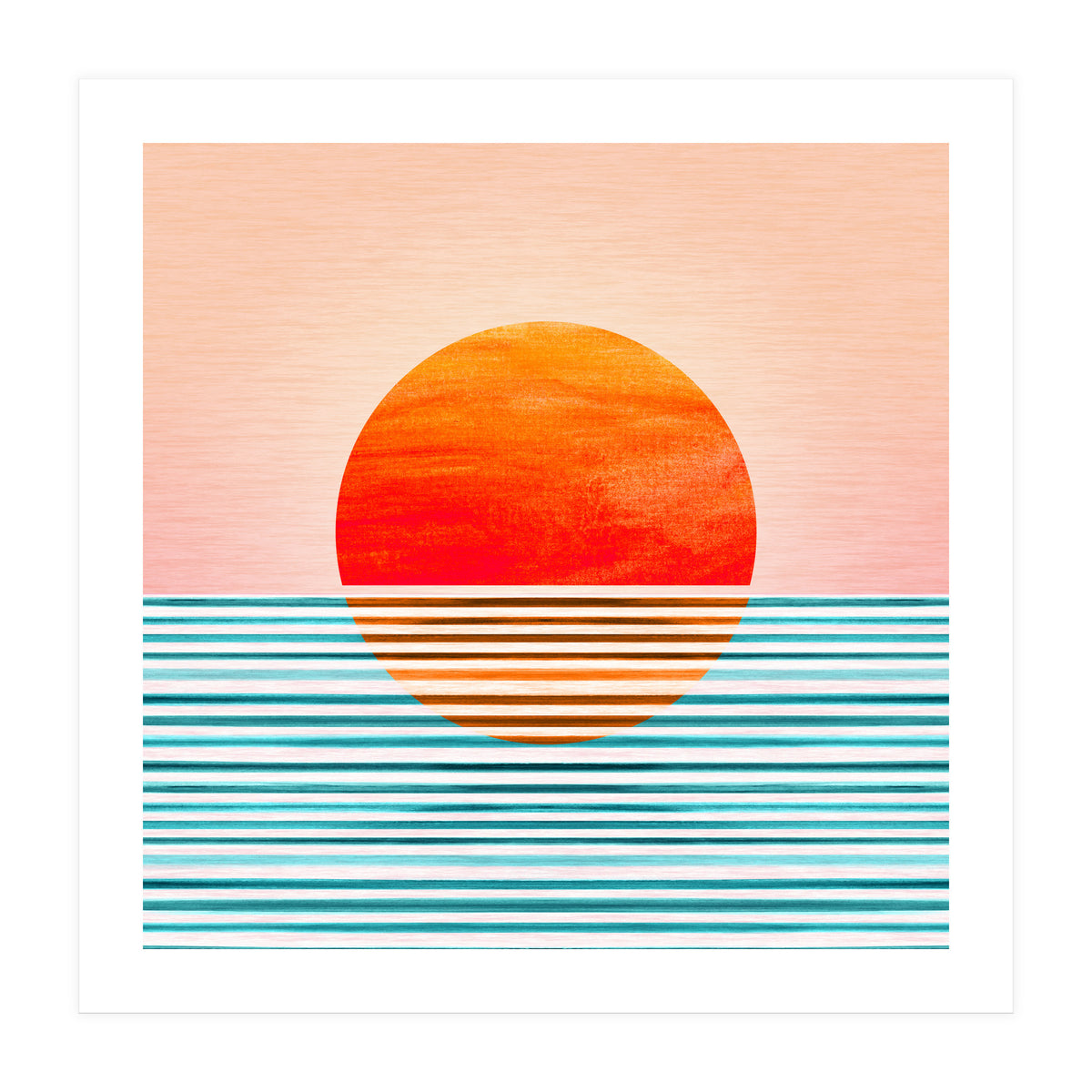 Minimalist Sunset III (Print Only)