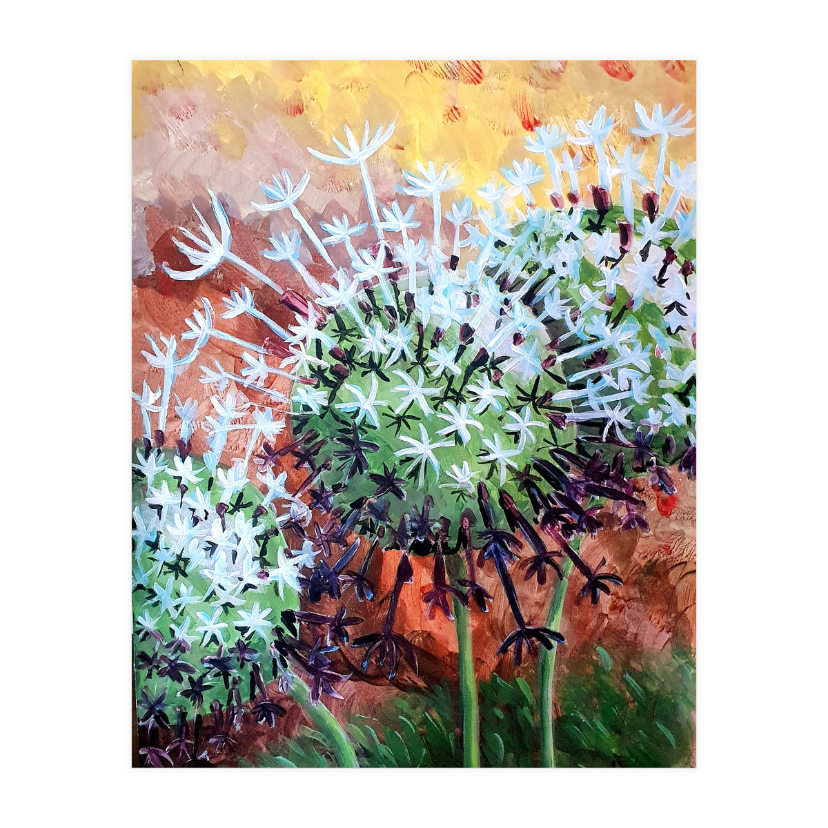 Three Dandelions (Print Only)