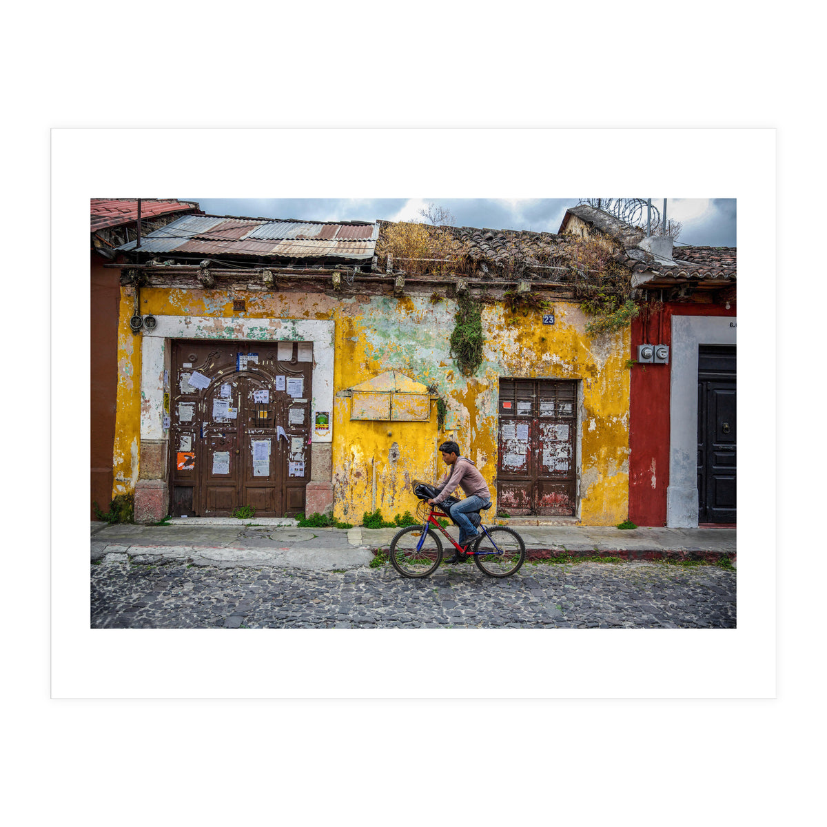 Antigua by bicycle (Print Only)