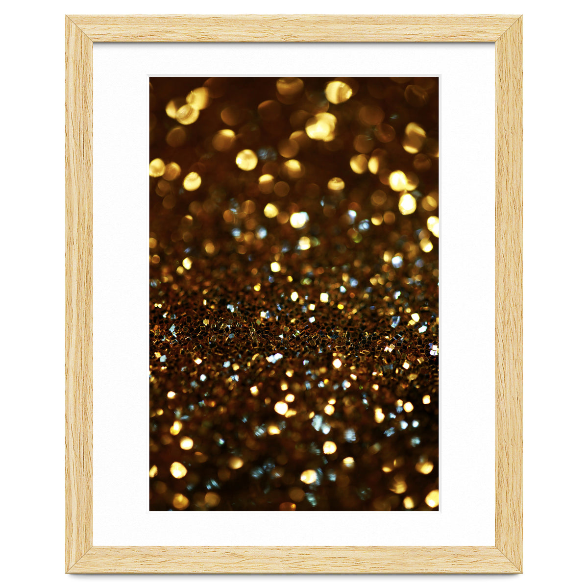 Golden glitter