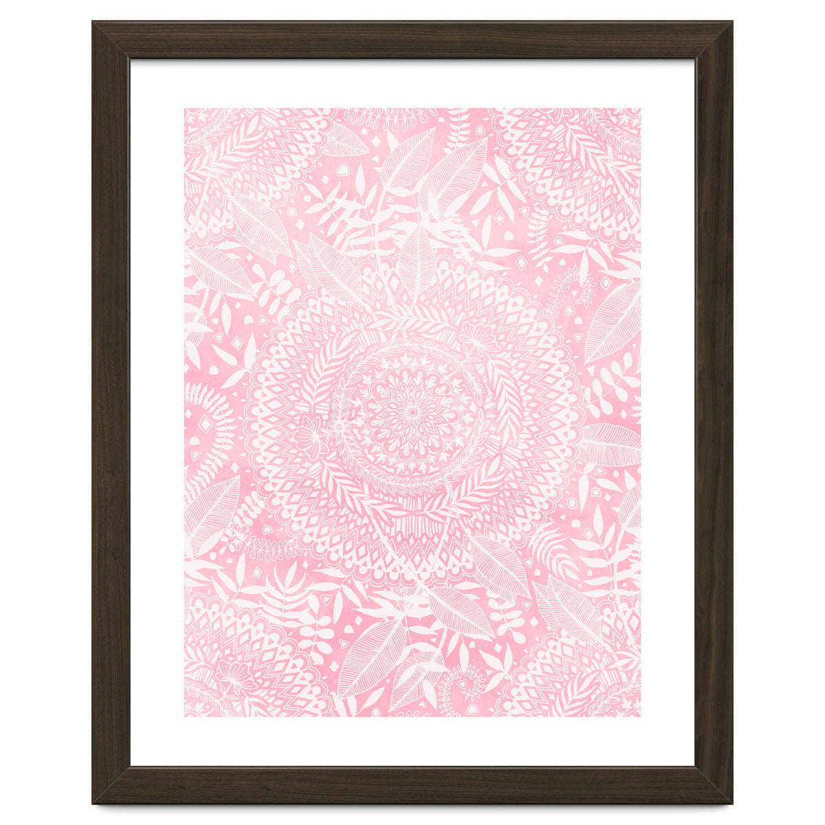 Medallion Pattern in Blush Pink