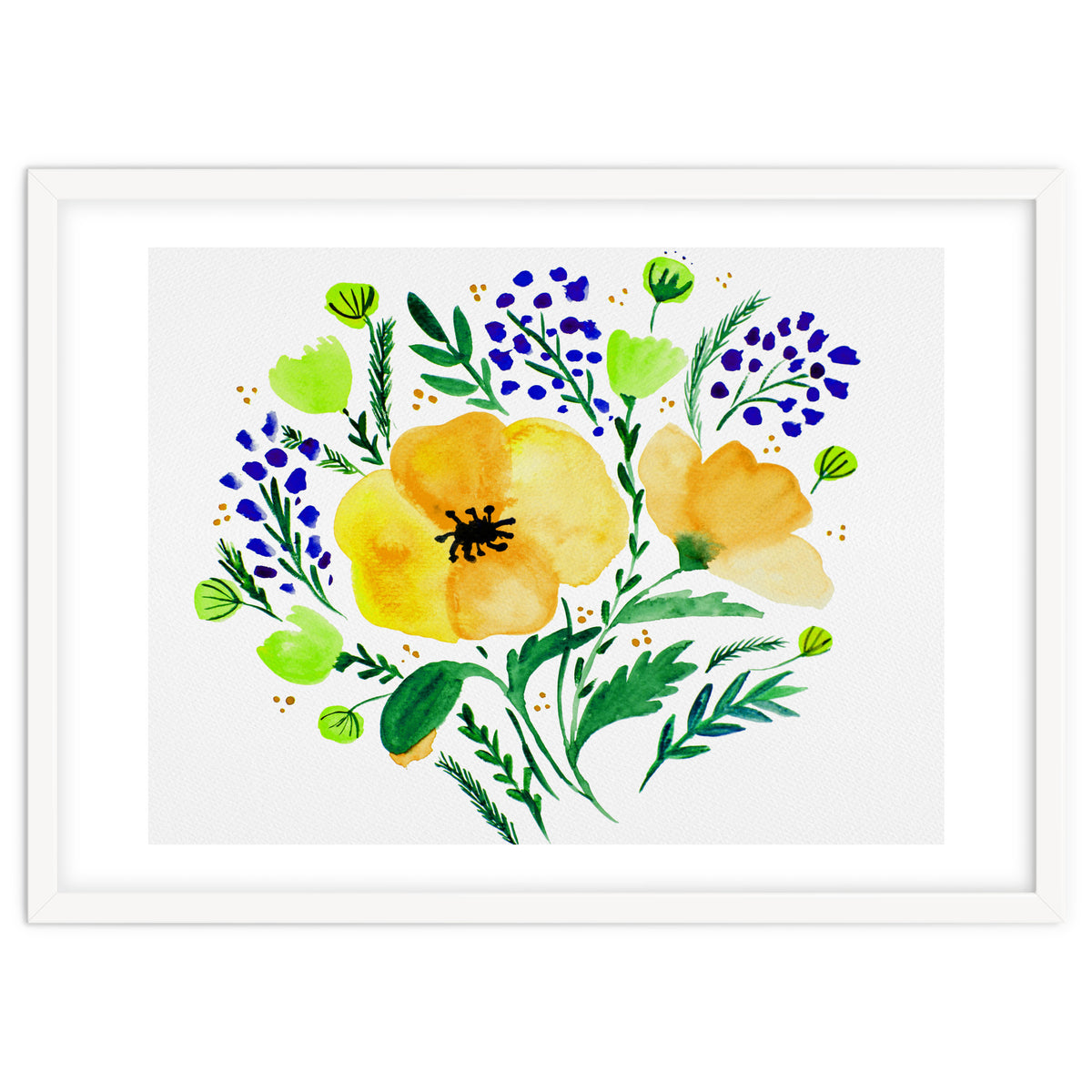 Yellow Poppies