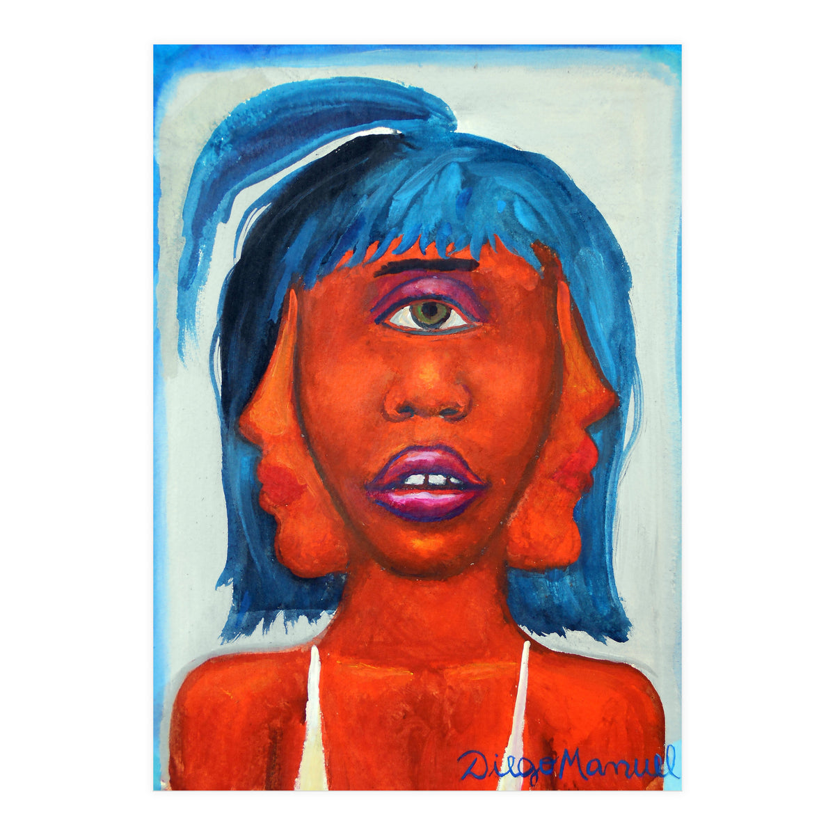 Cabeza De Mujer 8 (Print Only)