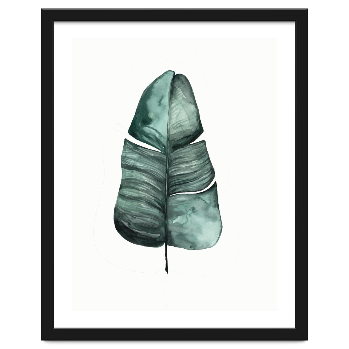 Botanical Illustration Banana Leaf