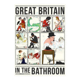 Great Britain in the Bath, Funny Bathroom Humour (Print Only) thumbnail