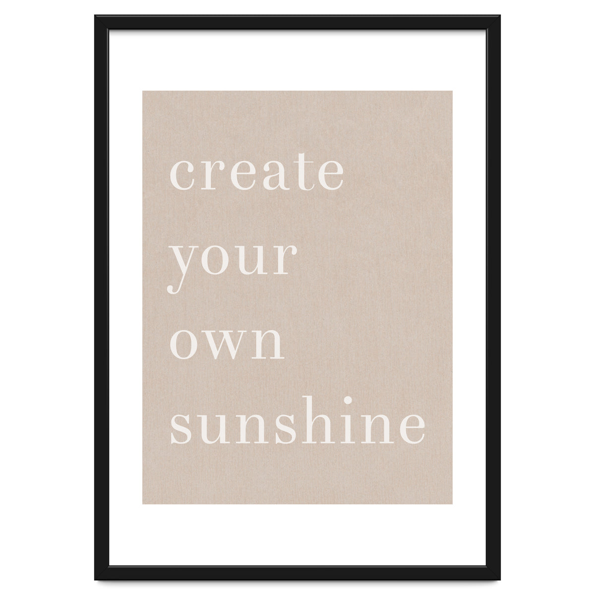 Create You Own Sunshine