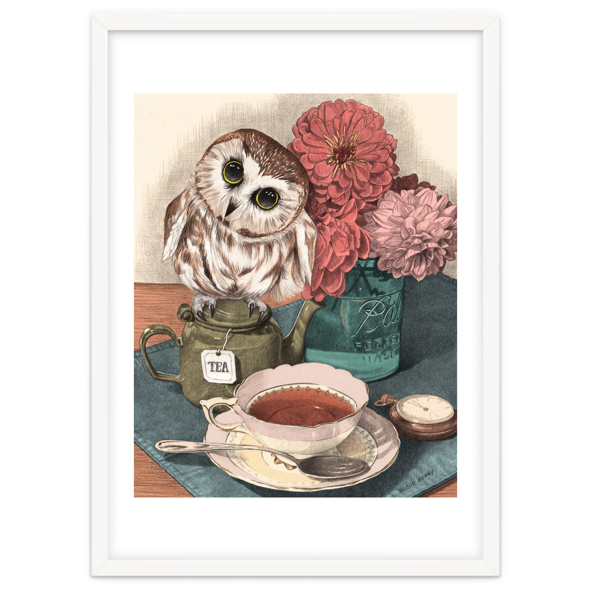 Sweet Little Tea Owl