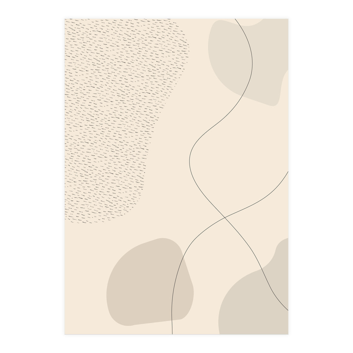 Mid-Century Modern No. 3 | brown   (Print Only)