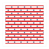 Blue And Red Stripes and stars (Print Only) thumbnail