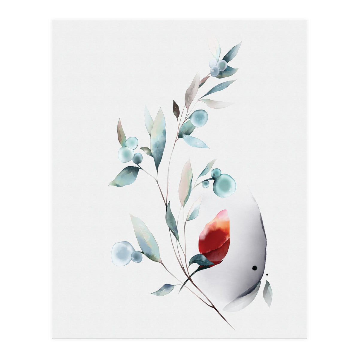 Minimalist Modern Botanical  (Print Only)
