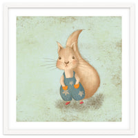 Woodland Nursery - Squirrel Illustration