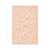 Pink and rust organic lines (Print Only) thumbnail