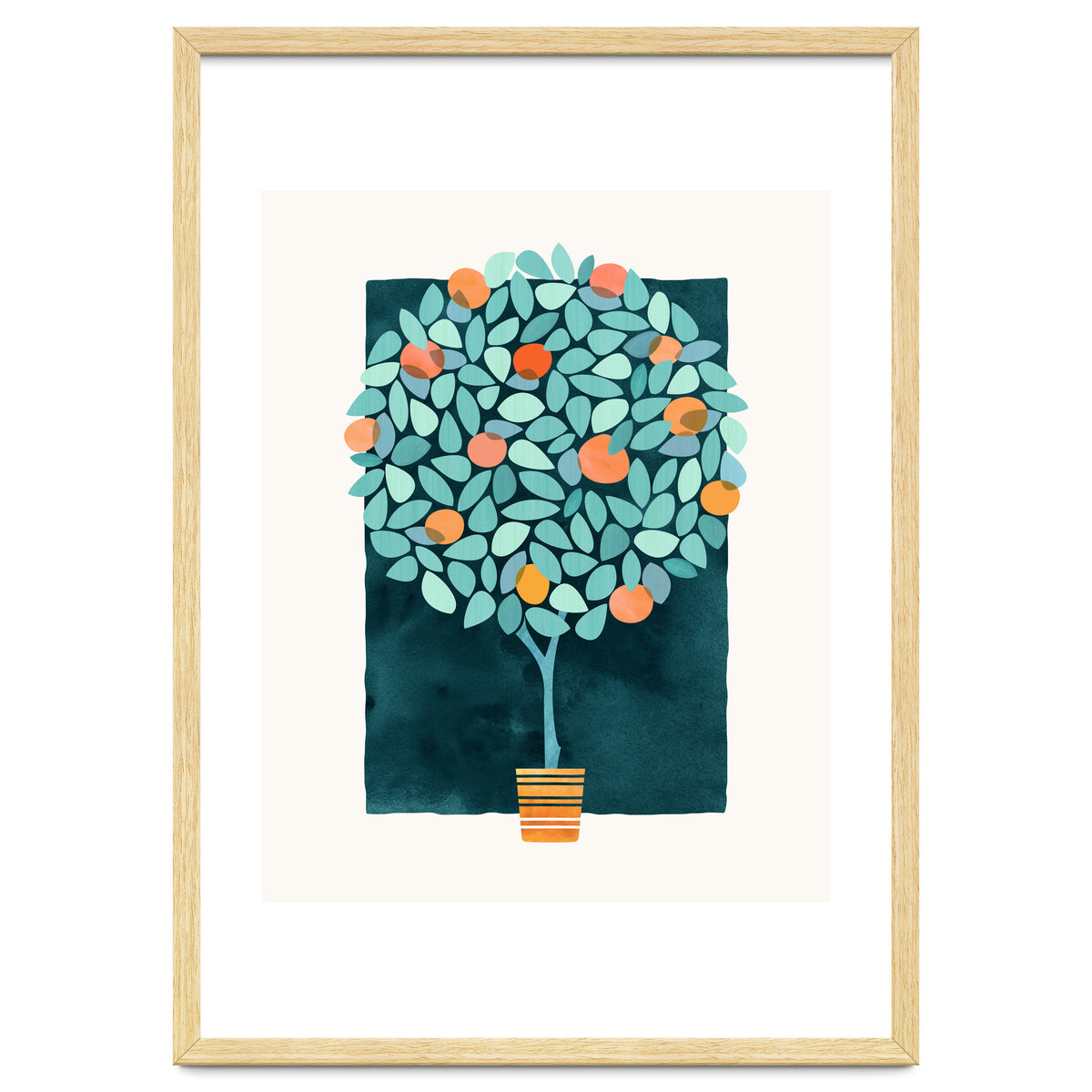 Orange Tree At Midnight