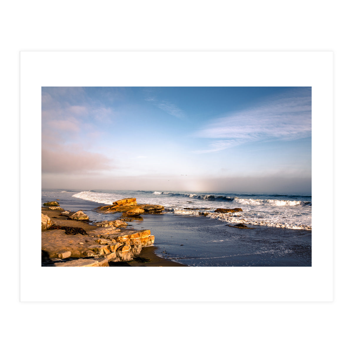 Foggy Beach (Print Only)