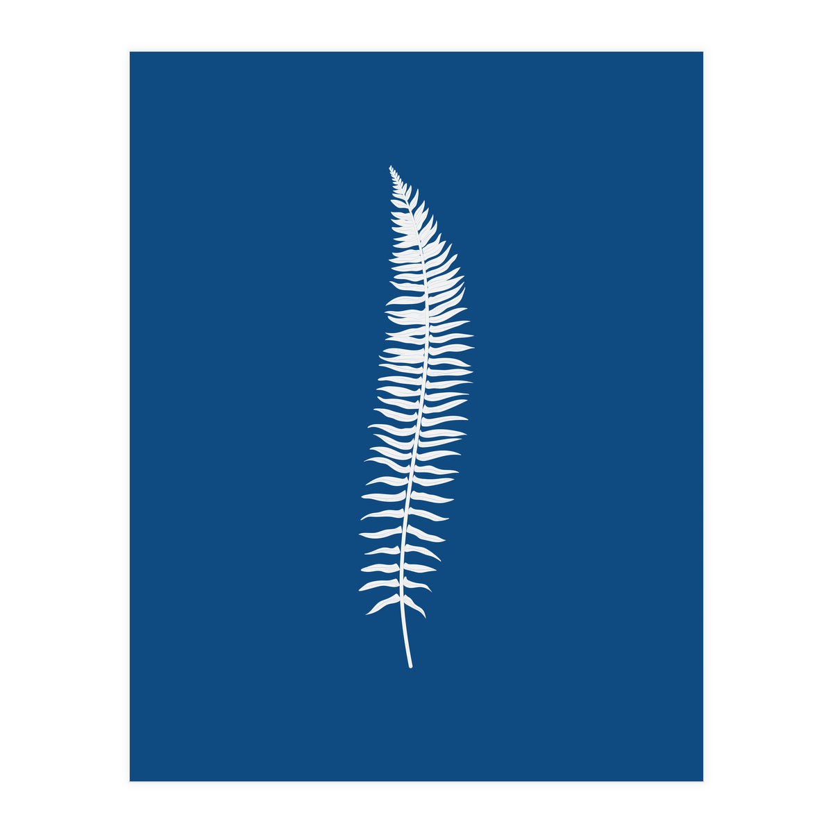 Blue Botanical I (Print Only)