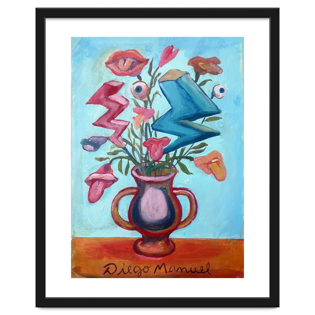 Florero Con Dos Rayos 2