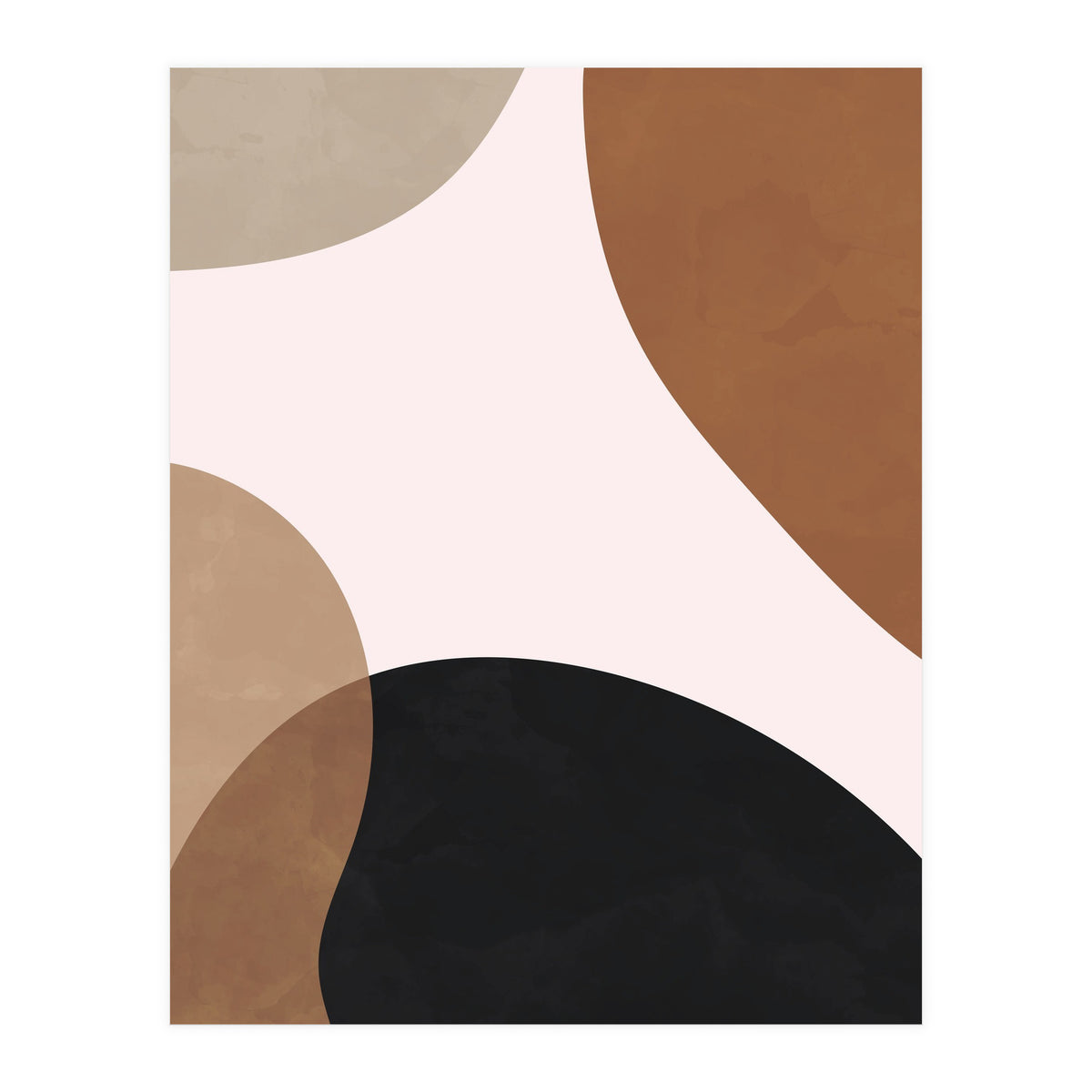 Abstract Shapes Scandinavian Art (Print Only)