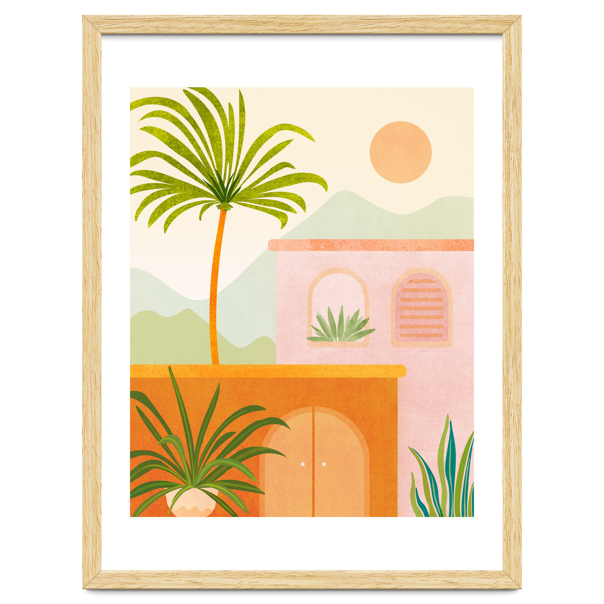 Tropical Mountain Village