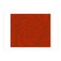 3 D Image Abstract Rose Flower ART (Print Only)