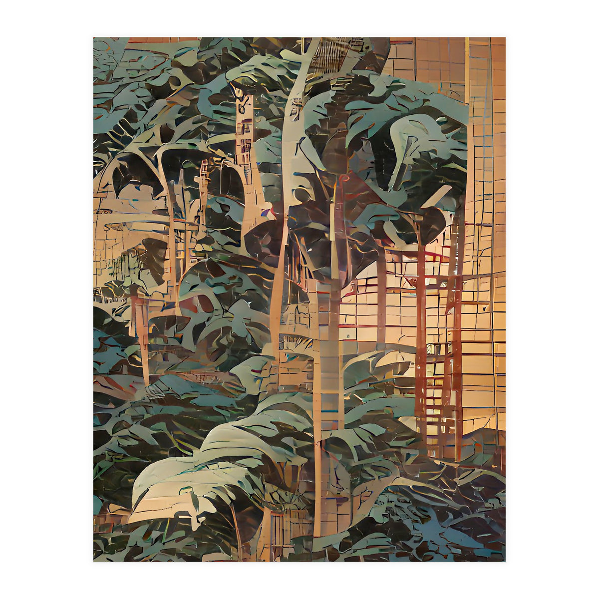 TROPICAL FOREST no4 - UKIYO-e (Print Only)