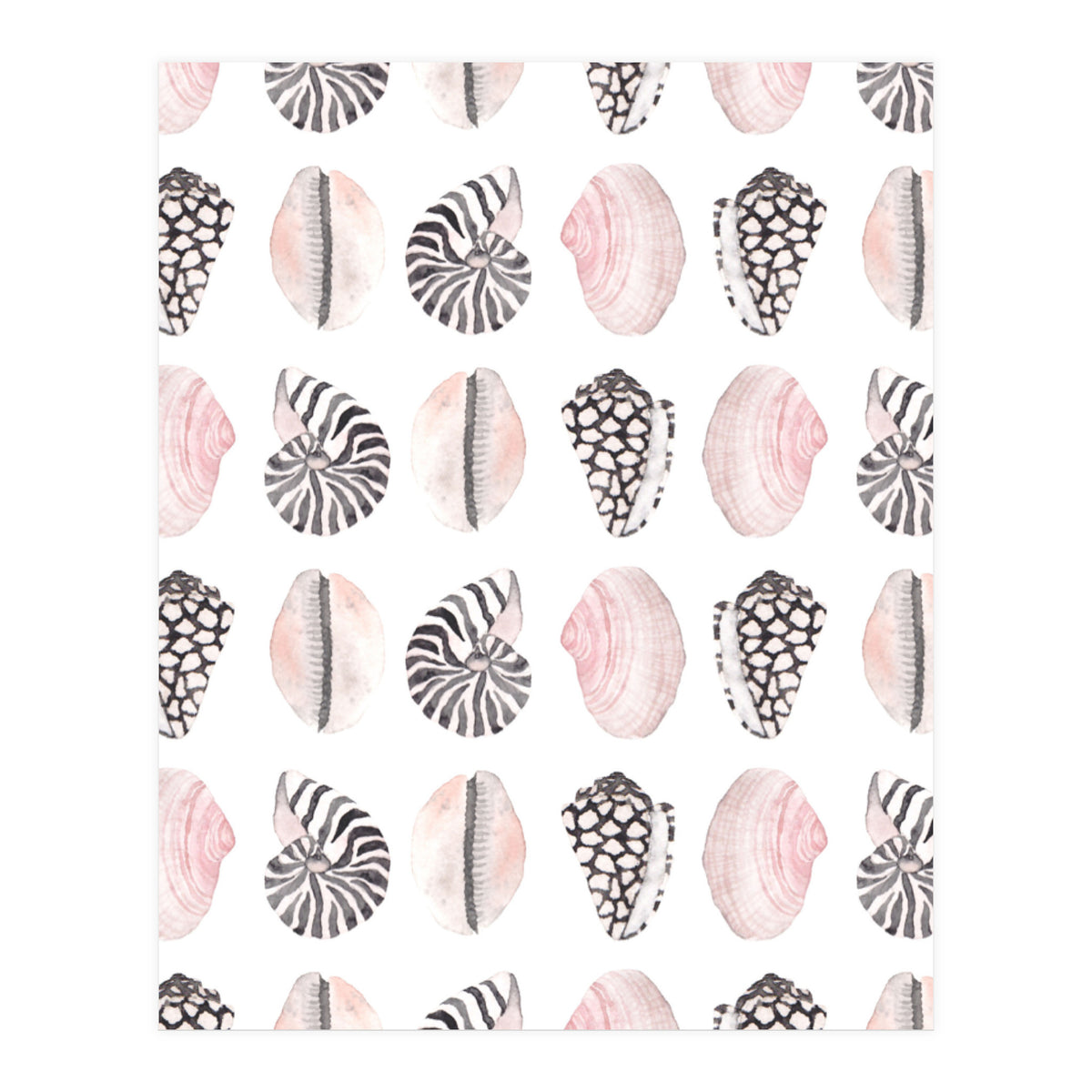Seashell Pattern (Print Only)