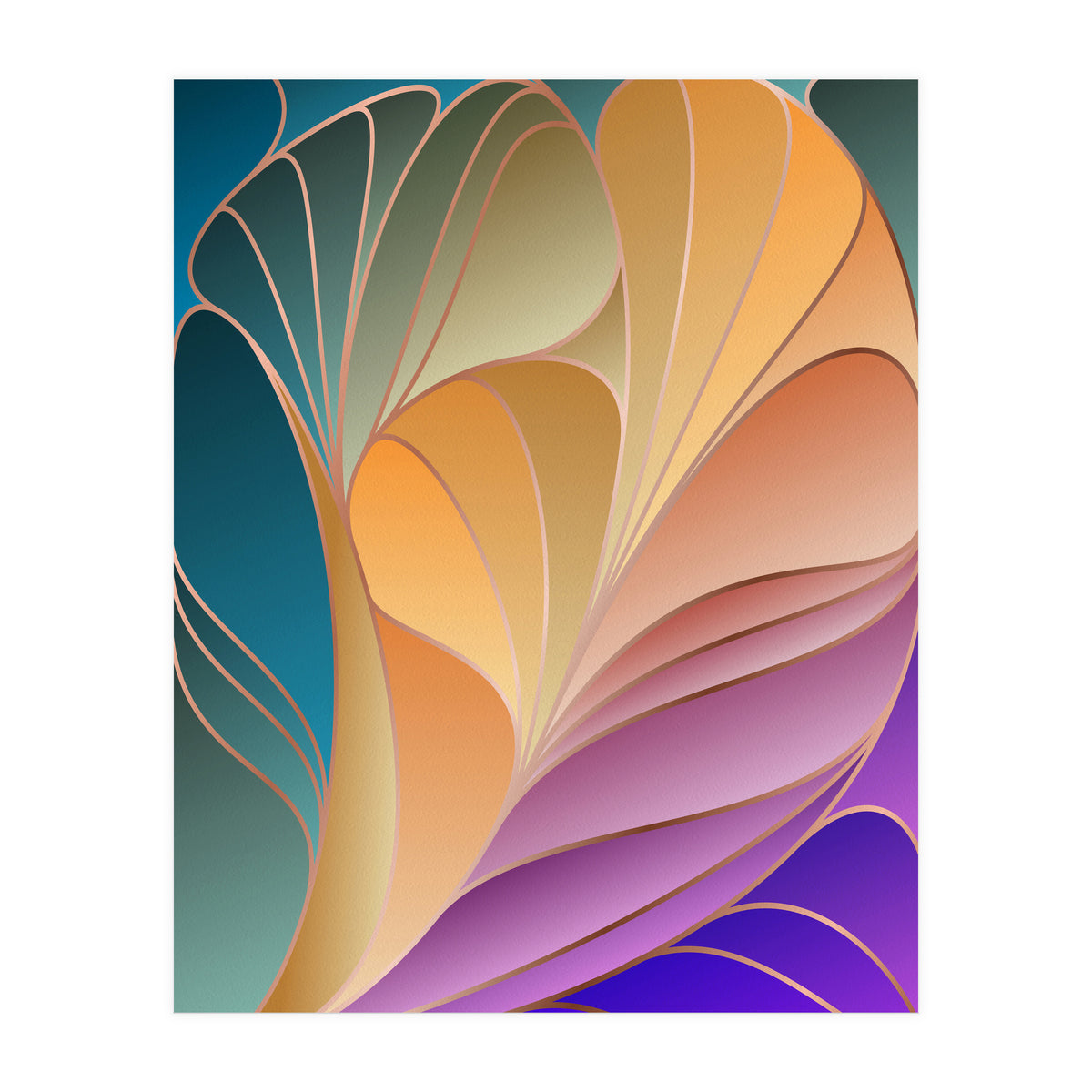 Colorful Art Deco IV (Print Only)