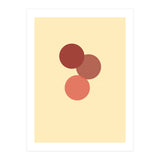 Red circles abstract (Print Only) thumbnail