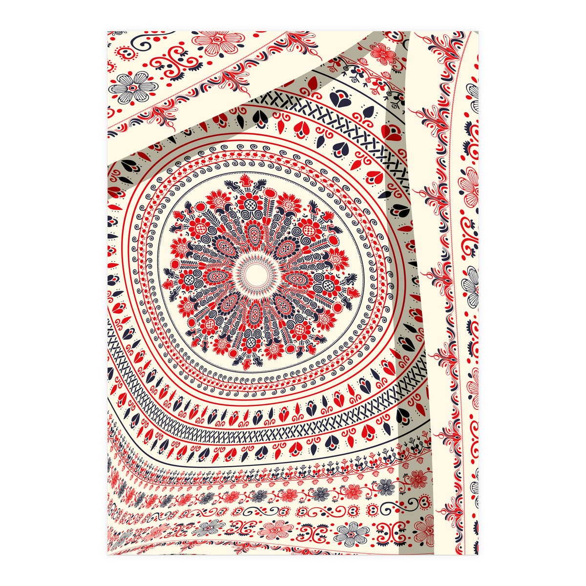 Romanian embroidery background 33 (Print Only)