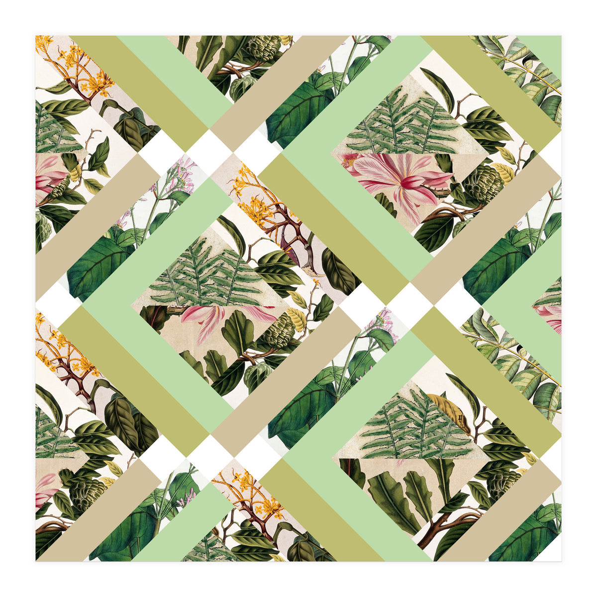 Cubed Vintage Botanicals (Print Only)