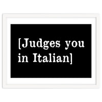 Judges You In Italian