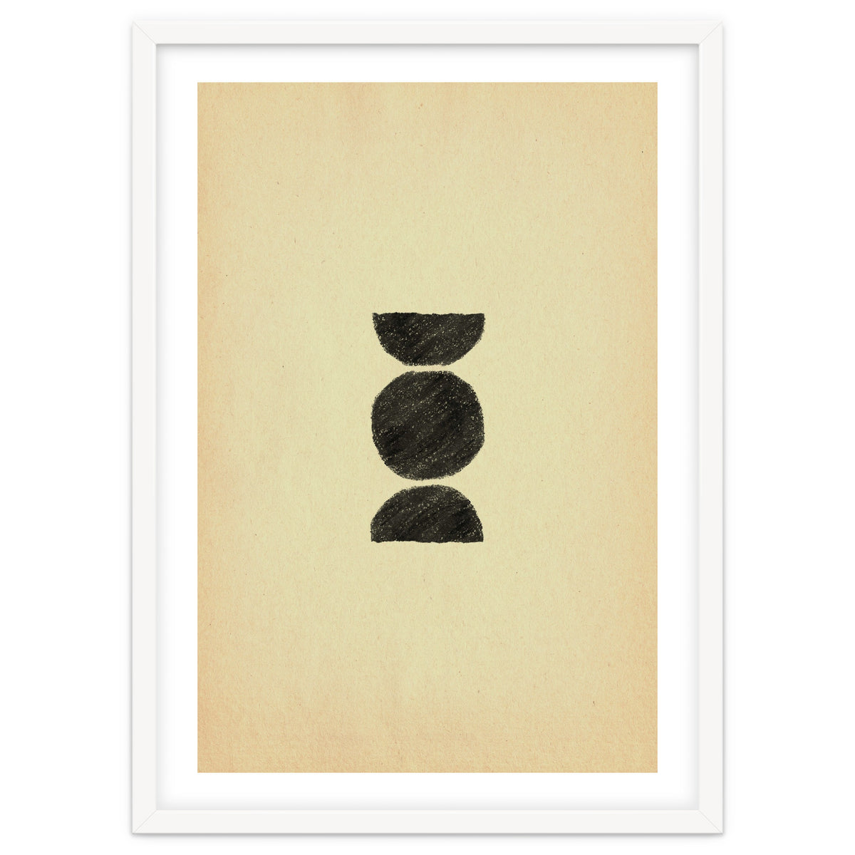 Abstract mid-century modern shapes