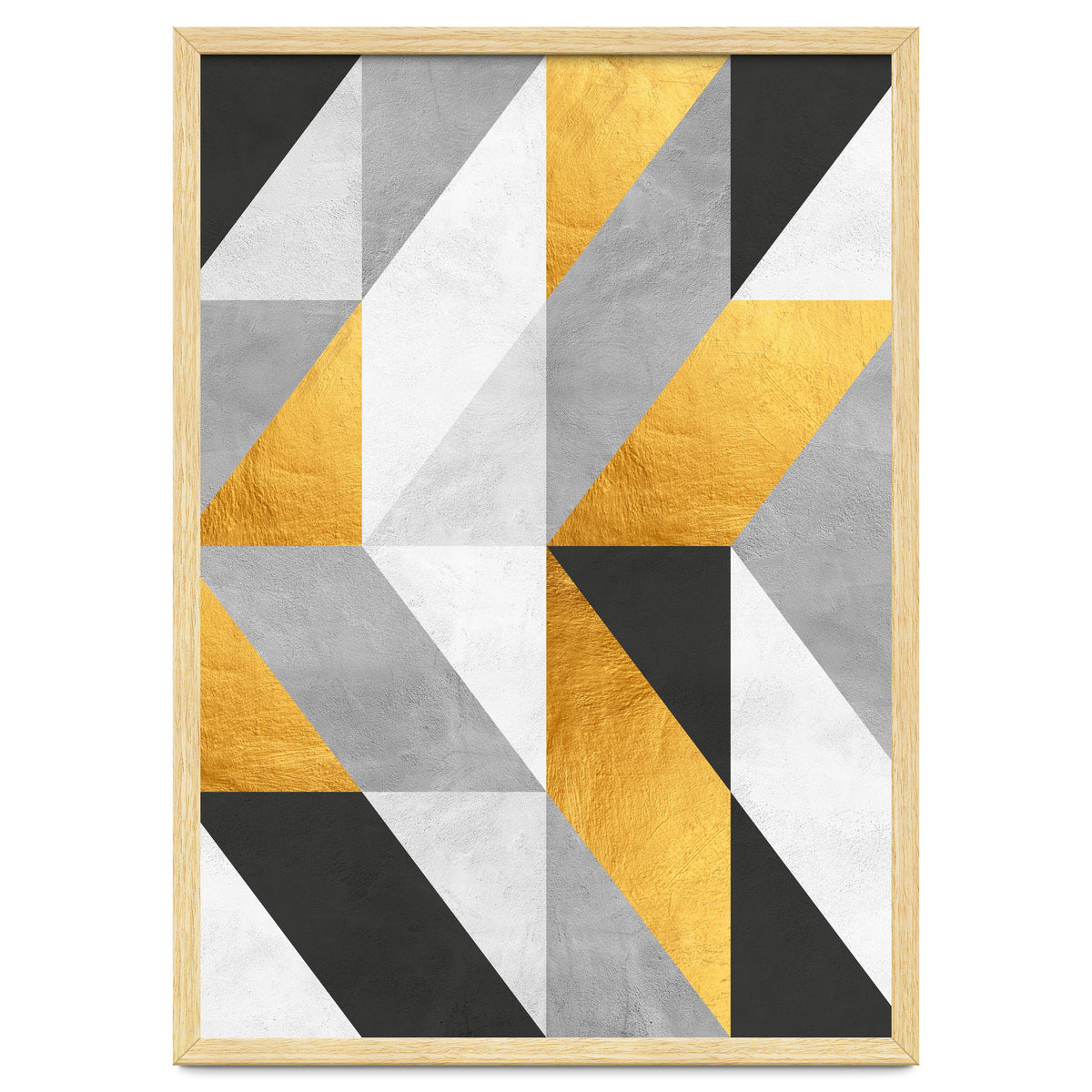 Gray and Gold Composition I